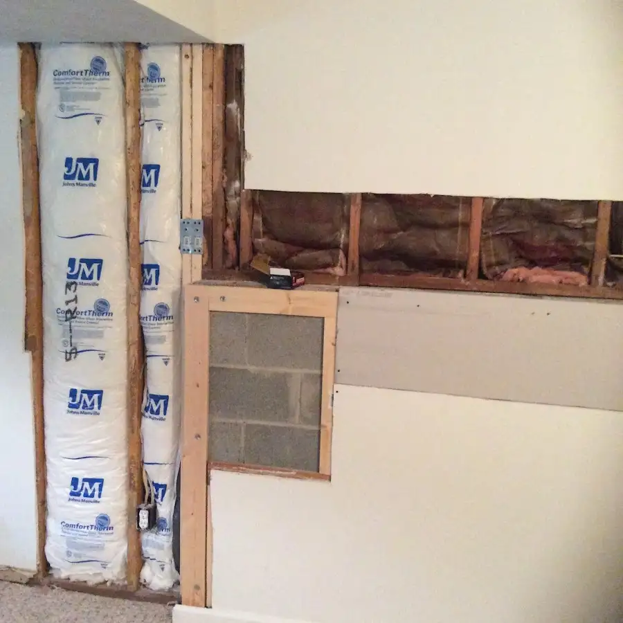 Wall insulation replacement during Structural Drying in Ahuimanu